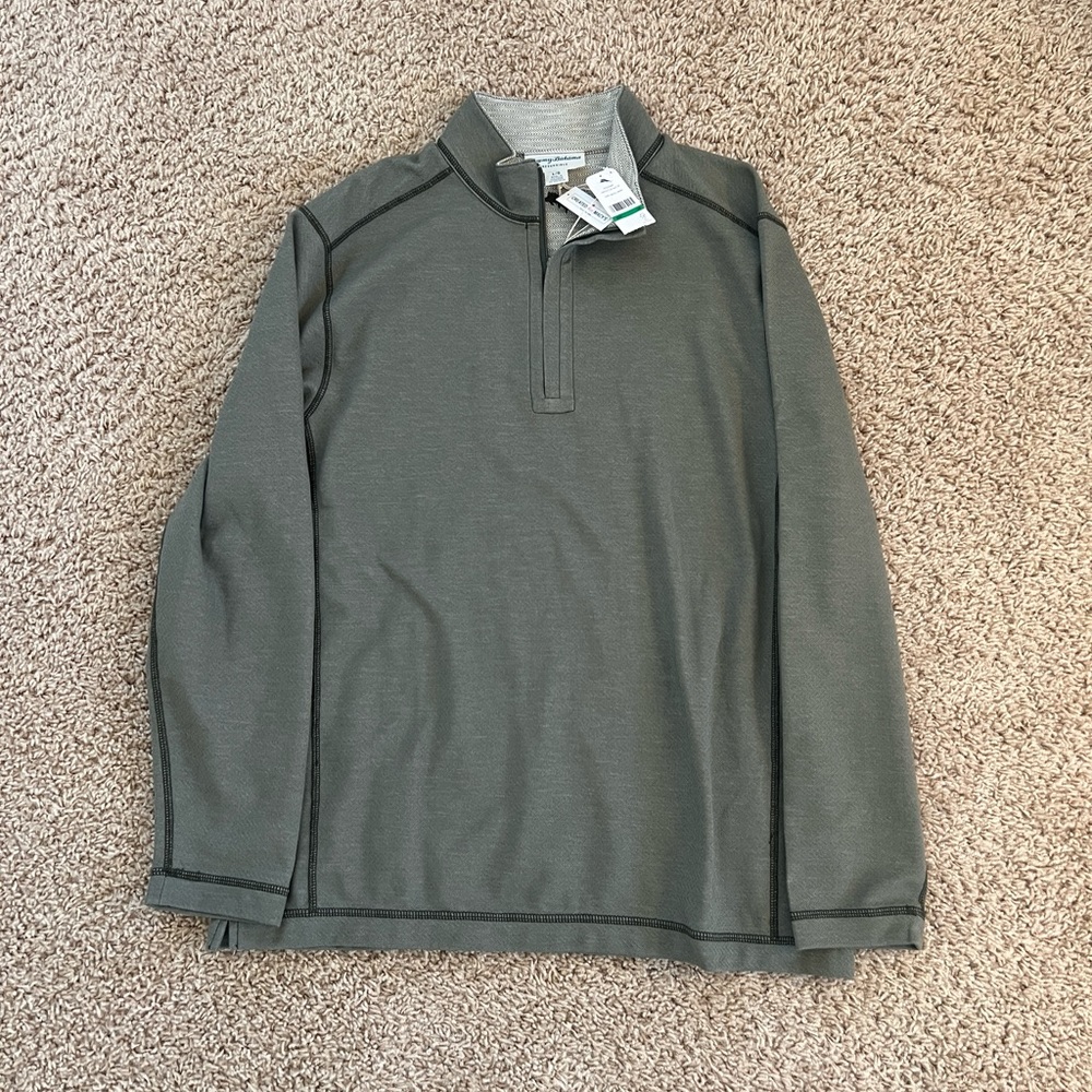 NEW WITH TAGS Tommy Bahama Men's Quarter Zip (Size Large)